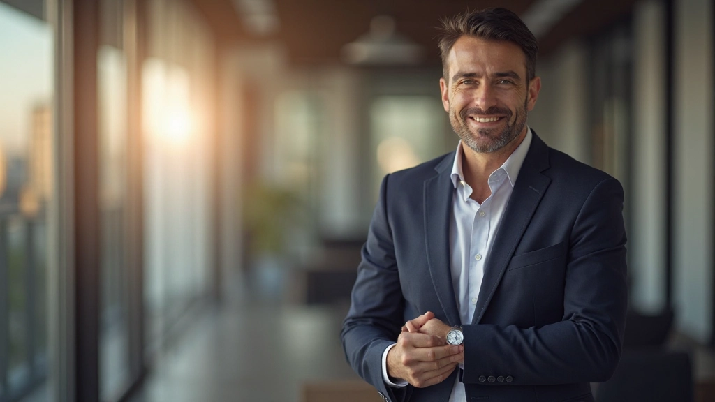 Профессиональный консультант по недвижимости презентует возможности инвестирования в собственность клиенту в современном офисе